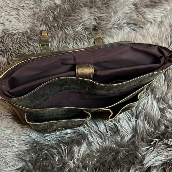 Buffalo Leather Messenger Bag - Picture 3 of 4